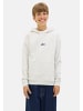 JACK & JONES Junior Hoodie 'Tier Print' in weiß