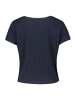 Betty Barclay Strukturshirt mit U-Boot-Ausschnitt in dunkelblau