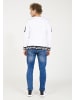 PLUS EIGHTEEN Herren Sweater in Weiss