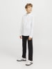 JACK & JONES Junior Anzughemd JJEAXON STRETCH SHIRT LS JNR in white
