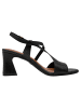 Tamaris Sandalette in BLACK STRUCT.