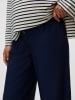 mama licious Hose mit weitem Beinschnitt in Navy Blazer