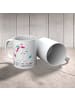 Mr. & Mrs. Panda Tasse Einhorn Mitteilung mit Spruch in Weiß