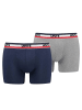 Levi´s Boxershort 4er Pack in Blau/Hellgrau