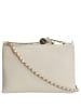 Seidenfelt Senja - Umhängetasche S 23 cm (schwarz) in beige