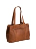 The Chesterfield Brand Wax Pull Up Schultertasche Leder 36.5 cm in cognac