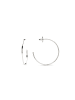 Luxenter Ohrringe Nemar mit Rhodium-Finish – 48 mm – NEMAR