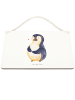 Mr. & Mrs. Panda Deko Schild Pinguin Diät ohne Spruch in Weiß