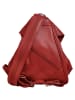 Bruno Banani Rucksack echt Leder in rot