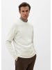 s.Oliver Strickpullover langarm in Creme-grau