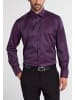 Eterna Langarm Hemd Comfort-Fit Gentle Shirt Twill in Purple