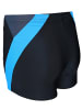Aquarti Jungen Badehose Gestreift mit Motiven in graphit