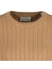 Gant Strickpullover in Hellbraun
