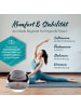 DoYourFitness Yoga-Kissen Ganesh gefüllt Dinkelspelz grau Halbmond grau