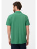 Camel Active Poloshirt aus reiner Baumwolle in Lagunengrün