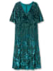 sheego Cocktailkleid in petrol-bedruckt