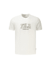Fila Weiß Herren T-Shirt aus Baumwolle