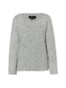 faina Damen Strickpullover in Hellgrau Melange