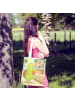 Mr. & Mrs. Panda Tote Bag Schildkröte  Pommes Design ohne Spruch in Weiß
