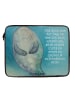 Mr. & Mrs. Panda Laptop Bag Seekuh Happy Design mit Spruch in Weiß