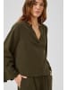 My Essential Wardrobe Bluse langarm DiasMW Box fit in Forest Night