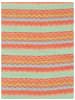 Faera Leichter Dreiecksschal Zickzackmuster Modern in Braun-2