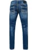 Rusty Neal Jeans Hose "NEW YORK" Dark Blue Used Regular Fit in Dunkel Blau