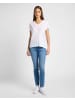 Lee T-shirt V Neck in Bright White
