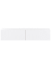 Beliani TV-Schrank GLADSTONE in Weiß - (W) 140 x (H) 30 x (L) 32 cm