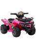 HOMCOM Elektro 6V Kinderquad 1,5-3 Jahre Rosa