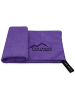 Normani Outdoor Sports Mikrofaserhandtuch 40x80 Terry in Violett