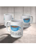 Mr. & Mrs. Panda Kinderpott Kaffee Tasse mit Spruch in Weiß