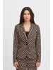 ICHI IHKATE PRINT BL18 regular fit in Doeskin Checks Aop