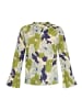 CARTOON Rüschenbluse mit Muster in White/Mint