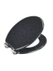 Wenko WC-Sitz Bellevue, WC-Sitz Mod. Bellevue in Grau - Anthrazit