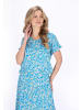 usha FESTIVAL Women Blouse in blue offwhite