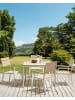 Beliani 6er-Set Gartenstuhl PRATO in Beige/Weiß