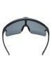 YEAZ SUNSHADE Sport-Sonnenbrille Black/Silver in Schwarz/Roségold