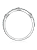 Glanzstücke München Ring aus Sterling Silber mit Zirkonia in silber
