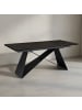 KADIMA DESIGN Esszimmertisch 180 - 260 cm Ausziehbar Keramik Glas , in Schwarz