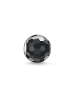 Thomas Sabo Bead Obsidian Facettiert in silberfarben, schwarz