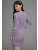 Laura Scott Strickkleid in lila-melange