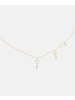Diamant L'éternel Halskette aus 375 Gelbgold mit Diamant