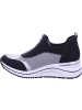 remonte Slipper in nero/weiss/silver