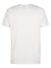Petrol Industries Bedrucktes Jersey-T-Shirt Astro in Weiß