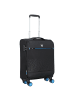 Roncato Crosslite 4 Rollen Kabinentrolley S 55 cm mit Dehnfalte nero