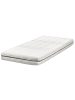 Beliani Matratze SERENITY in Weiß/Grau - (W) 90 x (H) 18 x (L) 200 cm H2/3 Mittel