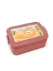 Mr. & Mrs. Panda Bento Box Wüstenfuchs Blumen Design ohne Spruch in Rot Pastell