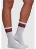 Urban Classics Socken in white/firered/green