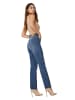 Vero Moda Jeans VMBRENDA regular/straight in Blau